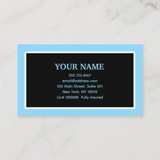 Funny Pressure Washing Power Wash Cleaning 名刺 (裏面)