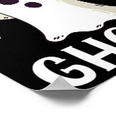 Funny Pretend I'm A Ghost Lazy Halloween Costume  ポスター (角)