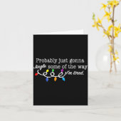 Funny Probably Just Gonna Jingle Some Of The Way I カード (黄色い花)