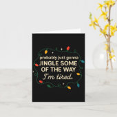 Funny Probably Just Gonna Jingle Some Of The Way I カード (黄色い花)