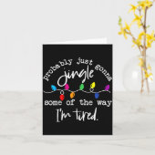 Funny Probably Just Gonna Jingle Some Of The Way I カード (黄色い花)