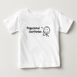 Funny Professional Overthinker ベビーTシャツ