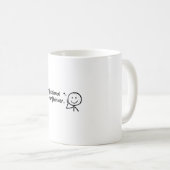 Funny Professional Overthinker Mug Design コーヒーマグカップ (正面右)