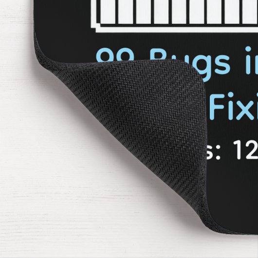 Funny Programmer Coding マウスパッド (コーナー)