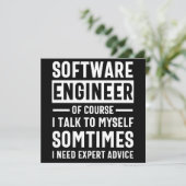 Funny Programming Software Engineer Gift セーブザデート (スタンド正面)