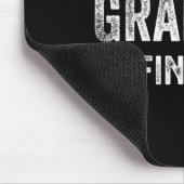 Funny Promoted To Grandpa Finally Pregnancy Announ マウスパッド (コーナー)