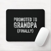 Funny Promoted To Grandpa Finally Pregnancy Announ マウスパッド (マウス)