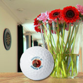 Funny Property of {Name} Photo Simple Personalized ゴルフボール