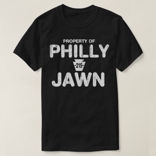 Funny Property of Philly Jawn  Philadelphia Fan Gi Tシャツ (デザイン正面)
