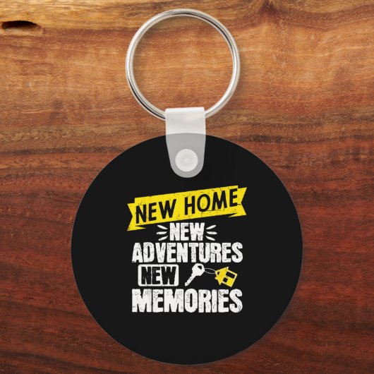 Funny Proud Homeowner New Homenew Adventures New M キーホルダー (正面)