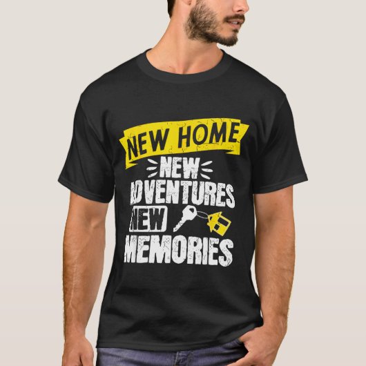 Funny Proud Homeowner New Homenew Adventures New M Tシャツ (正面)