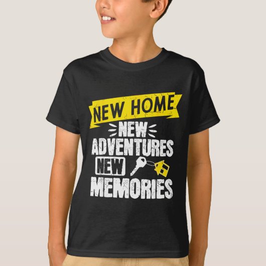 Funny Proud Homeowner New Homenew Adventures New M Tシャツ (正面)