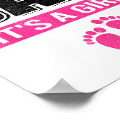 Funny Proud New Dad It's A Girl Gift For Men Cool  ポスター (角)