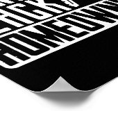 Funny Proud New House Young Black Homeowner Housew ポスター (角)