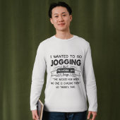 Funny Proverbs 28:1 Jogging Shirt – Christian Humo Tシャツ
