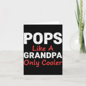 Funny Ps Grandpa Cooler From Grandkids Father's Da カード (正面)