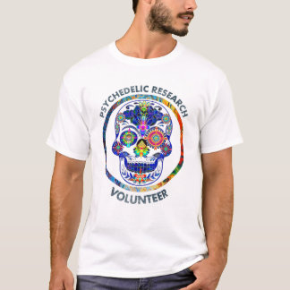 Funny psychedelic research tシャツ