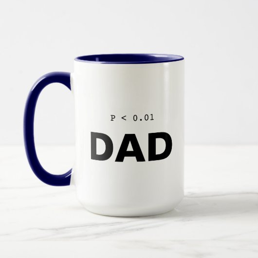 Funny Psychology Statistics Mug | Significant Dad マグカップ (左)