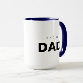 Funny Psychology Statistics Mug | Significant Dad マグカップ (正面右)
