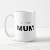 Funny Psychology Statistics Mug | Significant Mum コーヒーマグカップ (左)