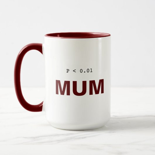 Funny Psychology Statistics Mug | Significant Mum マグカップ (左)