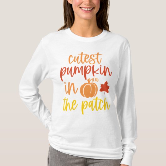 Funny+Pumpkin+Patch+Fall+Thanksgiving Tシャツ (正面)