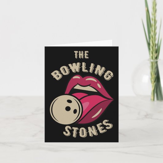Funny Pun Bowling Stone  カード (正面)