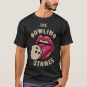 Funny Pun Bowling Stone  Tシャツ (正面)