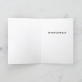 Funny Pun Formal Geometry Happy Birthday カード (内部)
