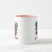 Funny pun heart beets word art  マグカップ (中央)