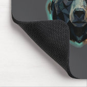 Funny Pun Sober Bear SoBear Recovery Sobriety マウスパッド (コーナー)