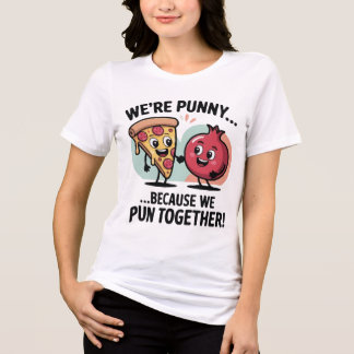 Funny Punny Couple T-Shirt | Cute Food Love トライブレンドＴシャツ