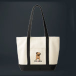 Funny Puppy Lover Cartoon Dog Mom Gift Cute Pug トートバッグ<br><div class="desc">Are you a Pug mom?? If so, this cute puppy dog tote features a sassy cartoon Pug mom pup. Dog lover totes are fun for * dog rescue and adoption programs * businesses - vets, groomers, trainers, breeders, dog walkers * gifts - birthday, christmas, anniversary, graduation, special occasions * reusable...</div>
