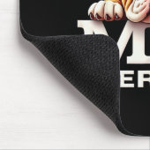 Funny Puppy My Therast English Bulldog Dog  マウスパッド (コーナー)