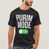 Funny Purim Mode On Purim Festival Costume  Tシャツ (正面)