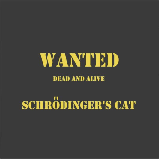 Funny Quantum Joke: Schrödinger’s Cat on the Loose シール (正面)