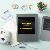 Funny Quantum Joke: Schrödinger’s Cat on the Loose シール (iPadカバー)