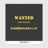 Funny Quantum Joke: Schrödinger’s Cat on the Loose シール (シート)