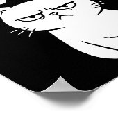 Funny Quietly Judging Sarcastic Crazy Cat Lover Gr ポスター (角)