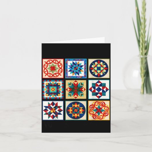 Funny Quilting Sewing Make A Quilt Patterns Quilte カード (正面)