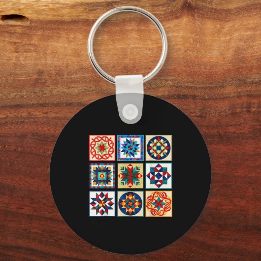 Funny Quilting Sewing Make A Quilt Patterns Quilte キーホルダー (正面)