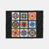 Funny Quilting Sewing Make A Quilt Patterns Quilte フリースブランケット (正面(横))