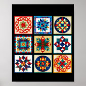 Funny Quilting Sewing Make A Quilt Patterns Quilte ポスター (正面)