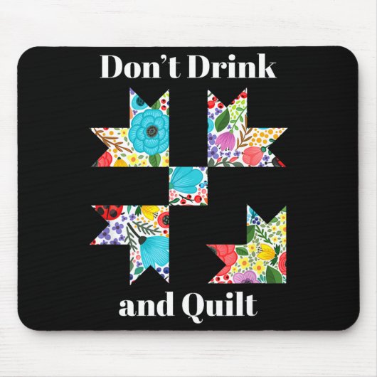 Funny Quilting Sewing Quilt Quilter Gift マウスパッド (正面)