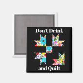 Funny Quilting Sewing Quilt Quilter Gift  マグネット (正面/裏面)