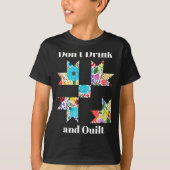 Funny Quilting Sewing Quilt Quilter Gift  Tシャツ (正面)