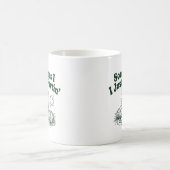 Funny Quirky Frog Gift, Sometimes I Just Be Fartin コーヒーマグカップ (中央)