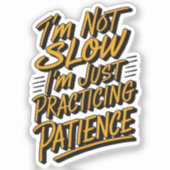 funny quote シール (正面)