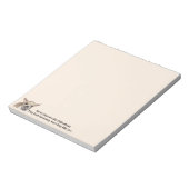 Funny Quote about Life with Chihuahua Dog ノートパッド (回転)