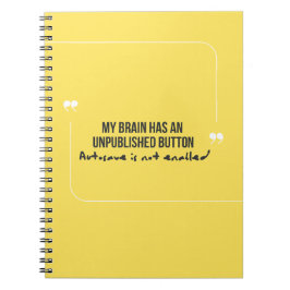 Funny Quote Autosave not enabled Notebook ノートブック